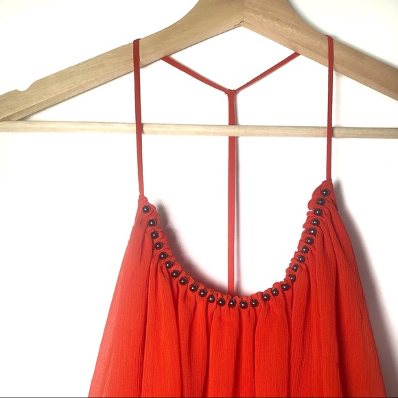 Amazing Coral Bisou Bisou Dress Flowy - Picture 3 of 7
